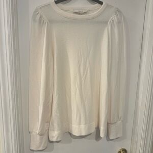 Loft off white long sleeved top